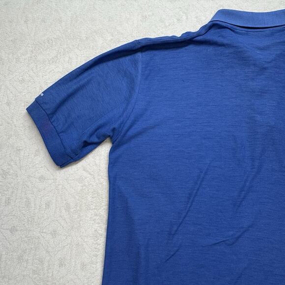 Vintage Levis Polo Shirt Adult Large Blue Collared Dress Shirt 1980s USA Jeans - Picture 13 of 13